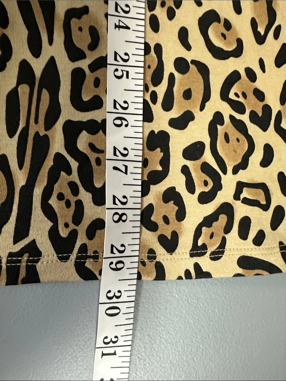⭐️DG2 by Diane Gilman Leopard Print Long Sleeve Top with Gold Beaded V-Neck